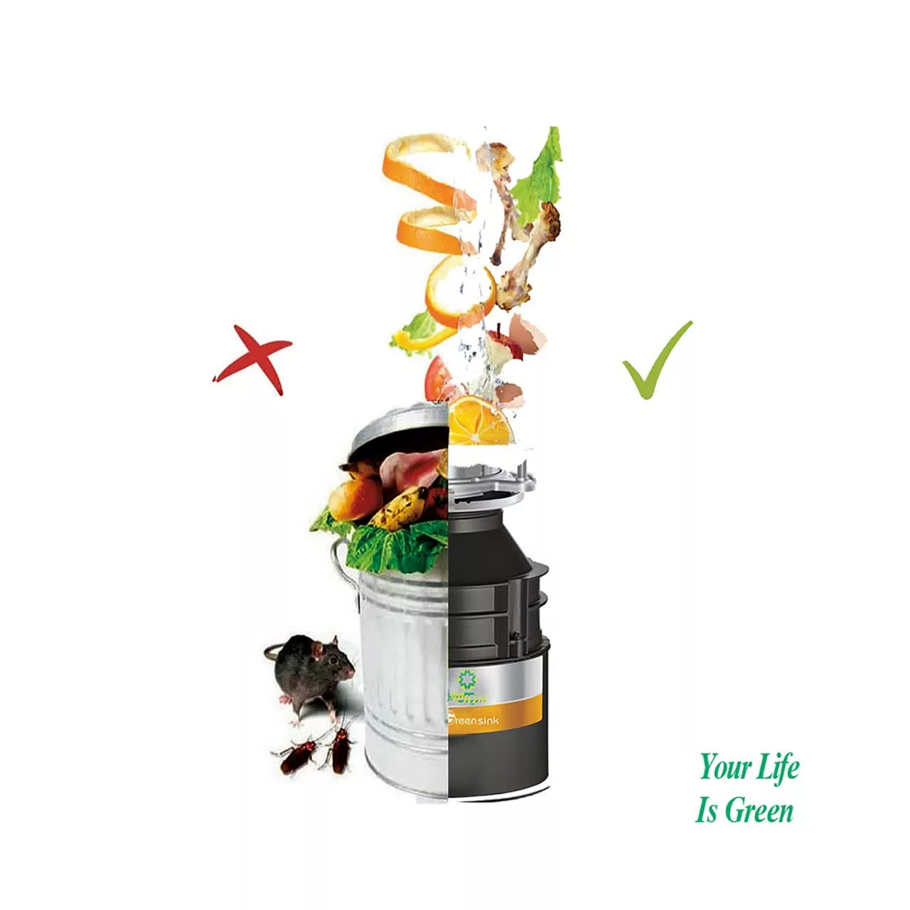 زباله خردکن مدل +200