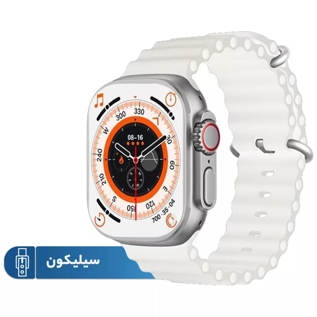 ساعت هوشمند مدل SMART WATCH SERIES 9 دارای قابلیت های صفحه نمایش رنگی بند سیلیکون