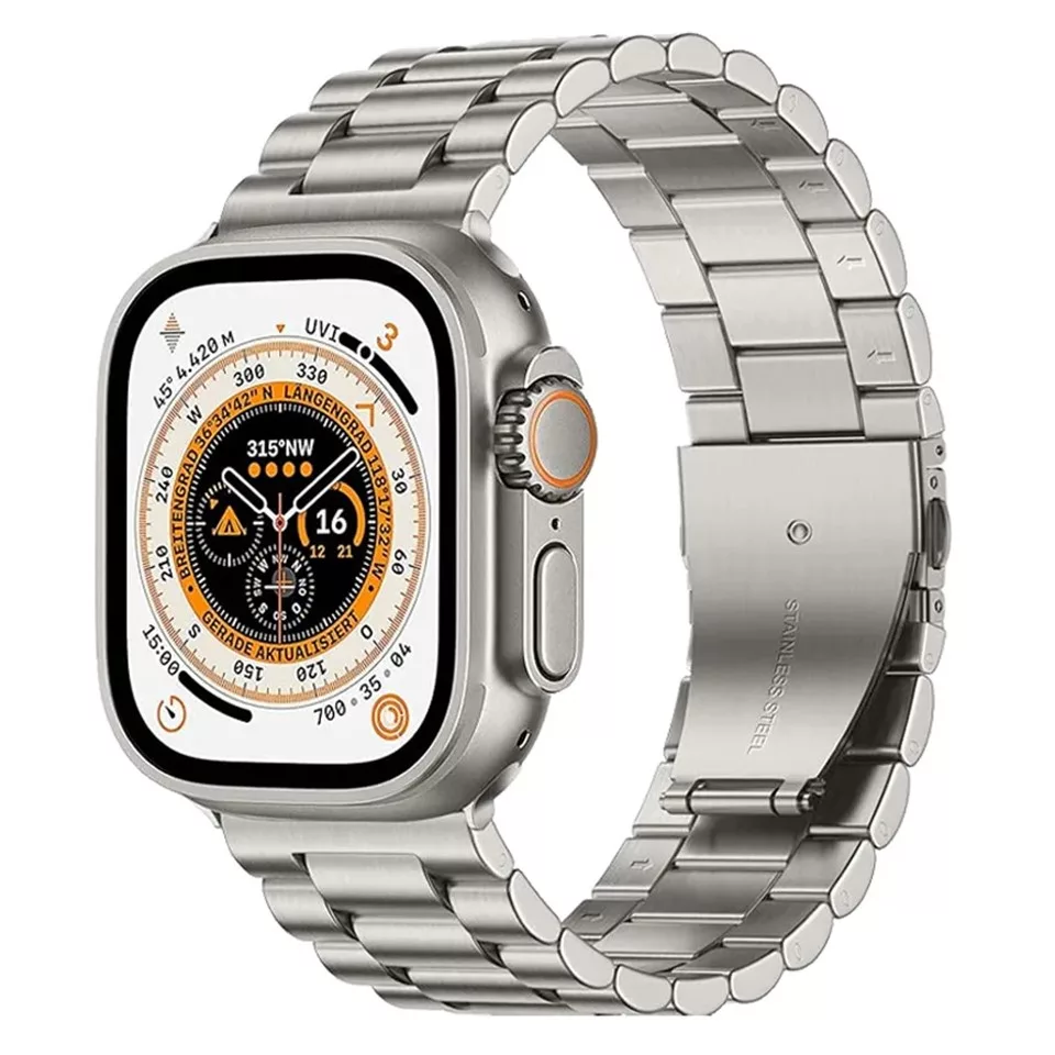 ساعت هوشمند 49 میلی‌متری مدل KW31 ULTRA3 با بند فلزی