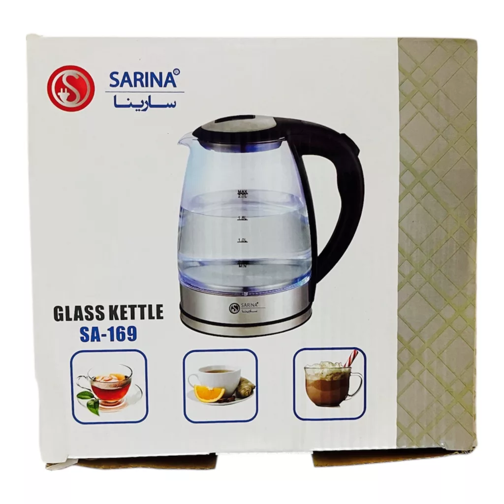 کتری برقی سارینا مدل 169 گنجایش 2 لیتر