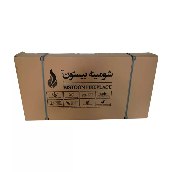 شومینه برقی شومینه بیستون مدل آینه ای MD.120.W16.L4