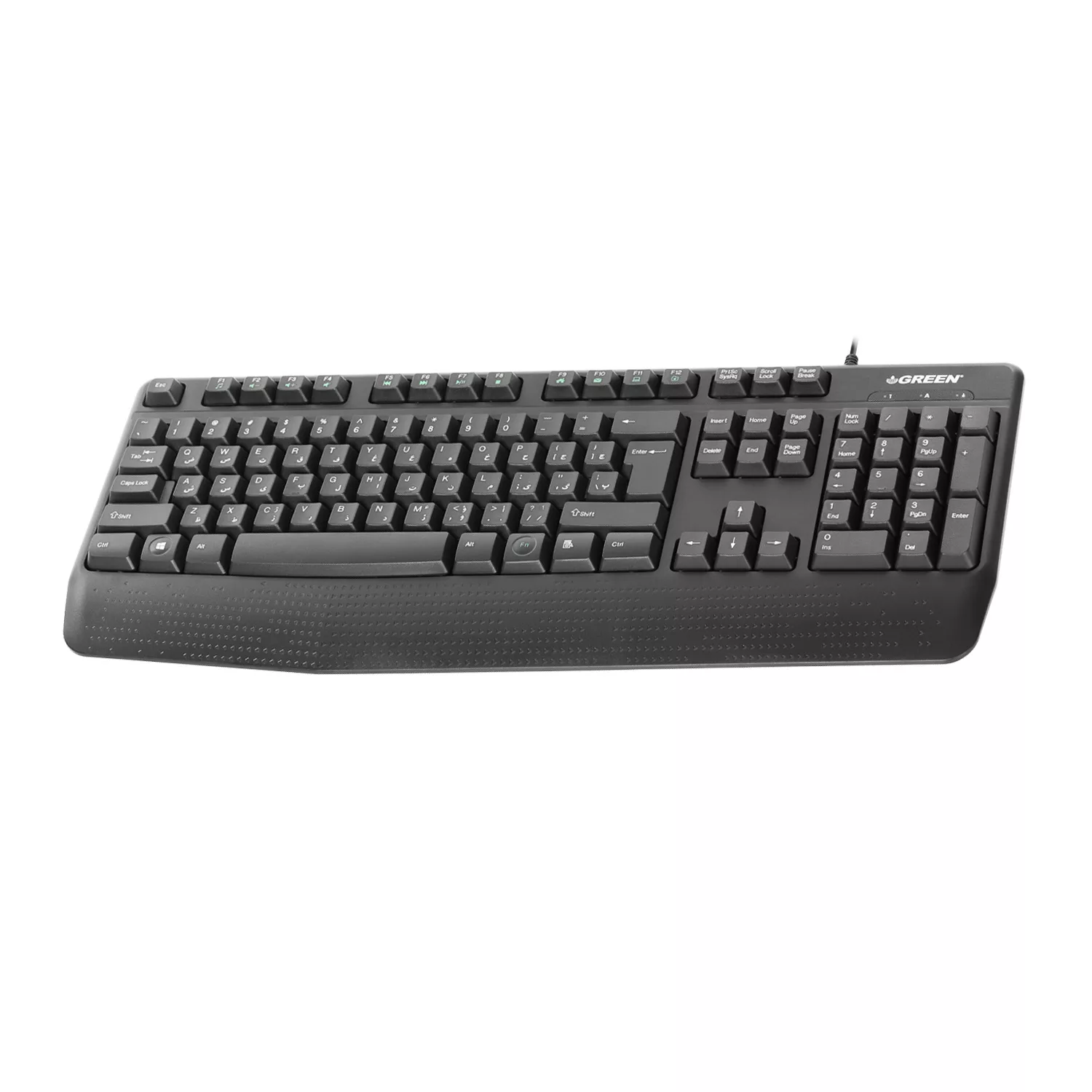 کیبورد گرین مدل GK306، سوییچ ممبران، Full-Size