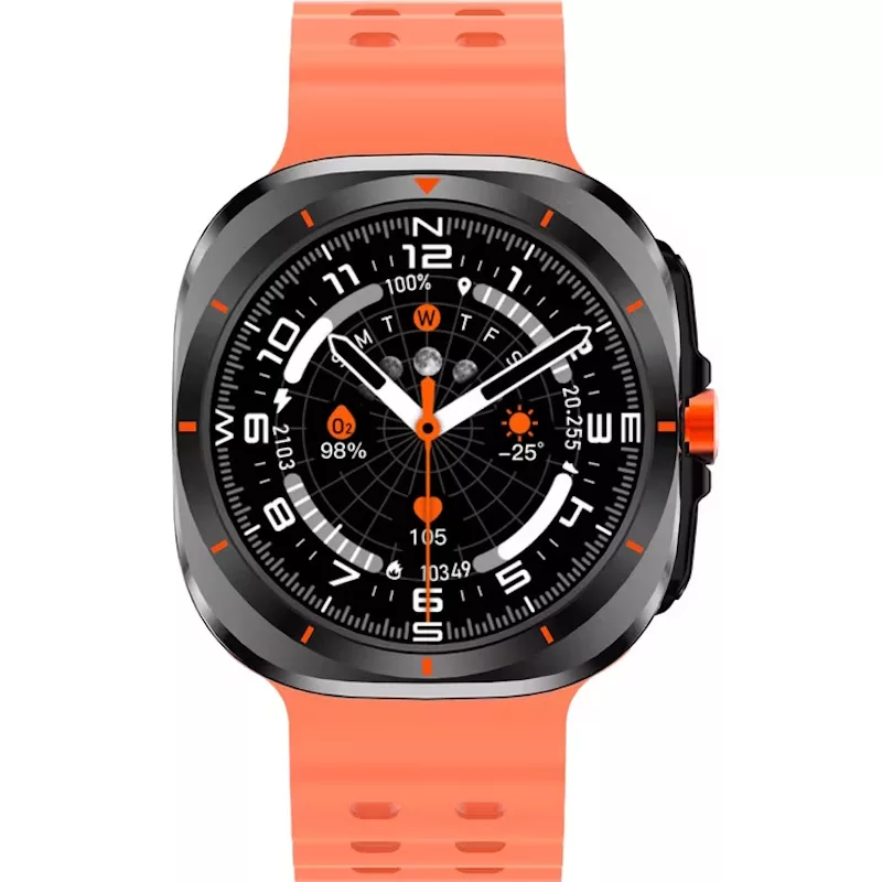 ساعت هوشمند 44 میلی متری گرین لاین مدل EMD STRIVE GNSTRSWBK با بند سیلیکونی