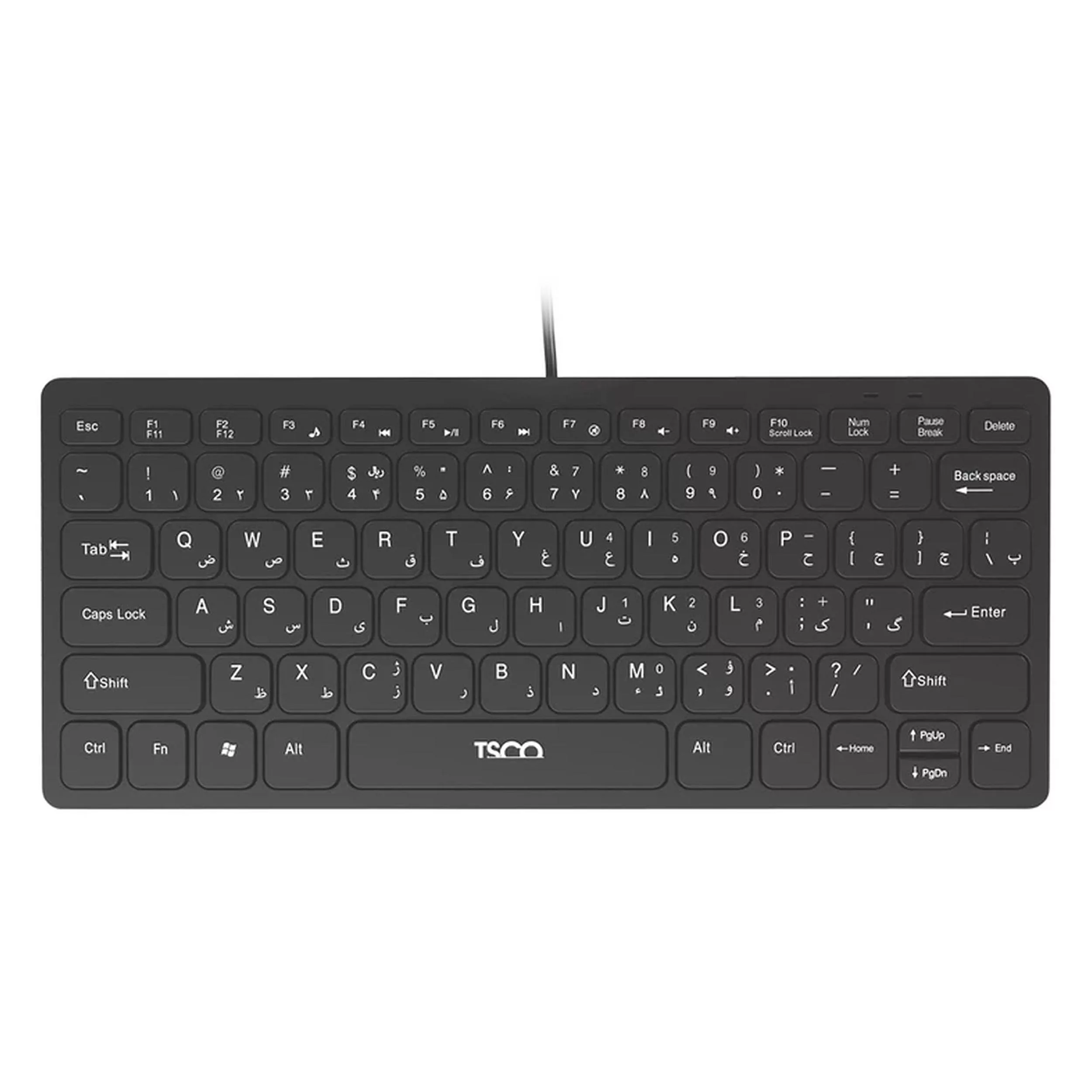 کیبورد تسکو مدل TK 8037، سوییچ ممبران، Tenkeyless