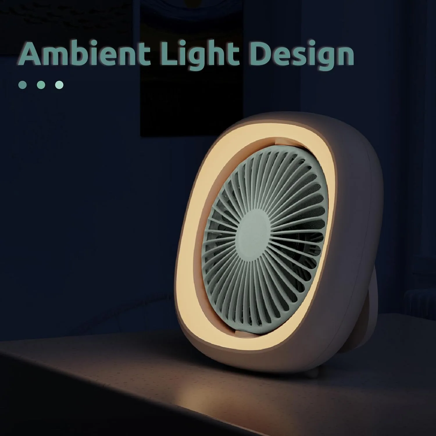 فن رومیزی مدل Multi Functional Fan ظرفیت 4000 میلی‌آمپر ساعت