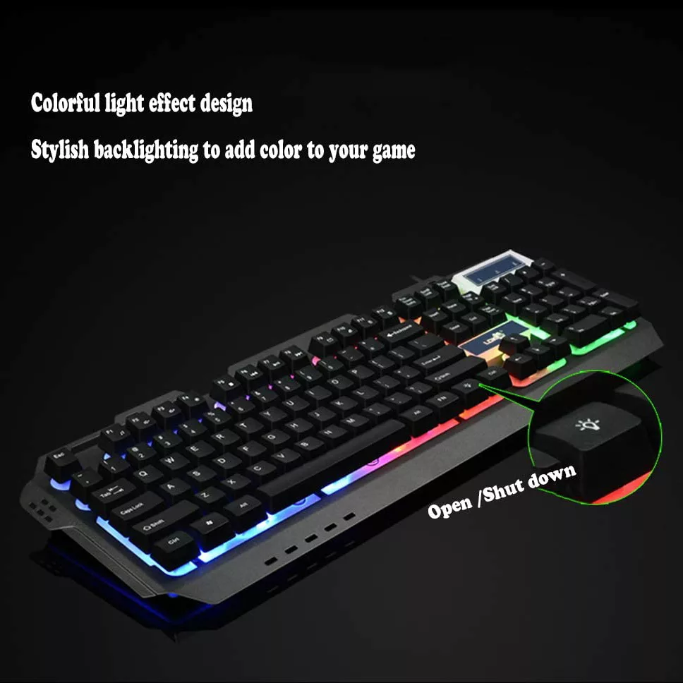 کیبورد و ماوس مخصوص بازی ال دی کی مدل 828