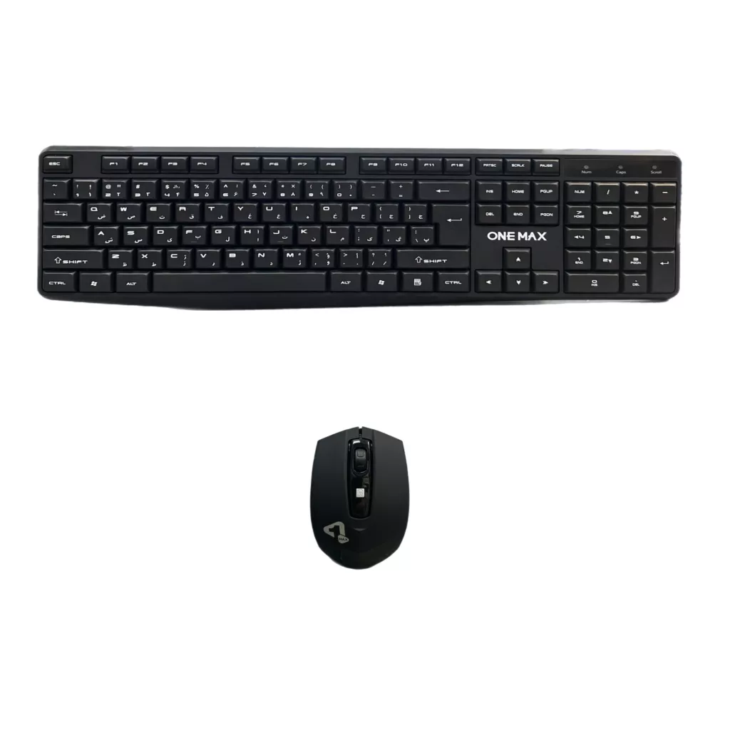 کیبورد و ماوس بی سیم وان مکس مدل OM-5000W