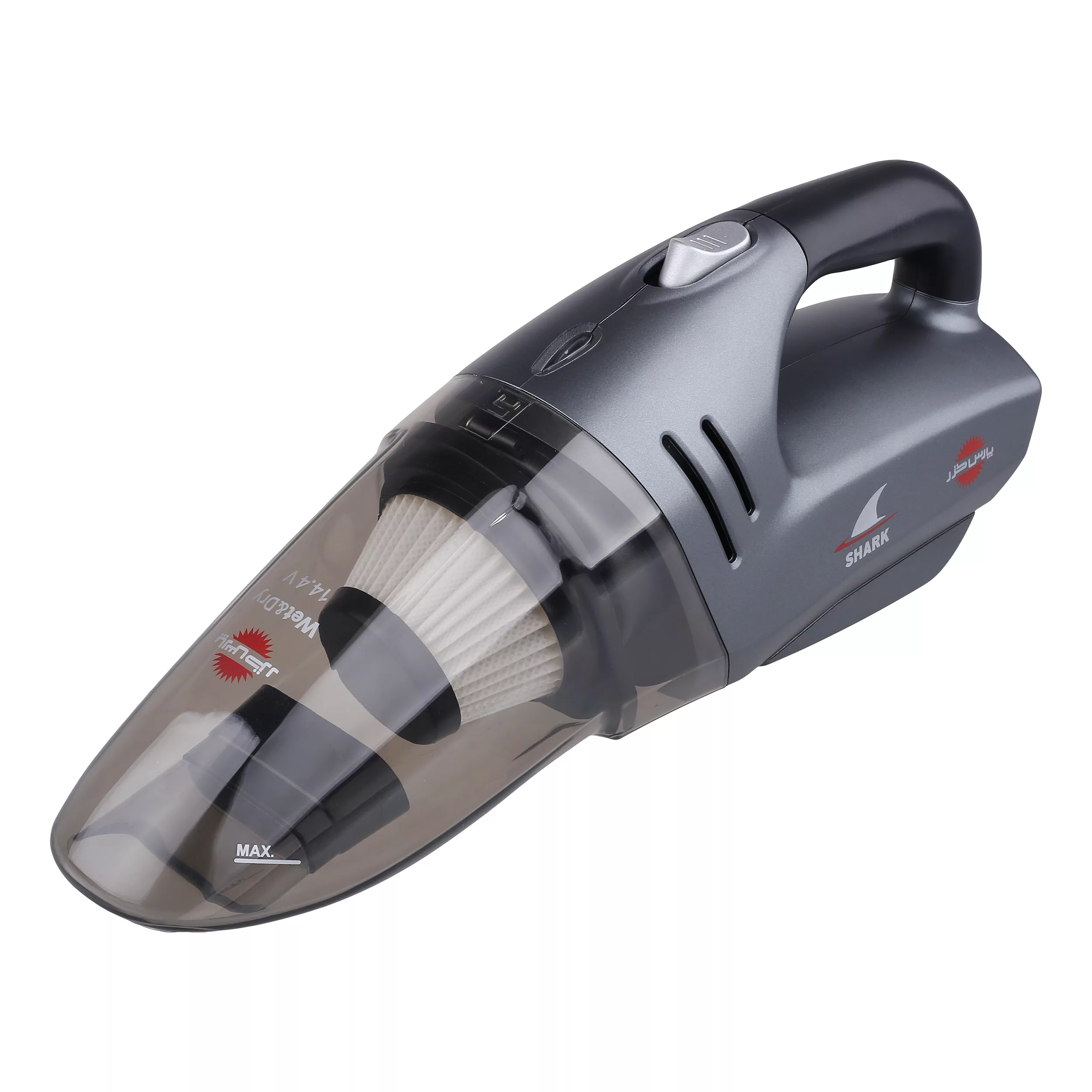 جارو شارژی دستی پارس خزر مدل Shark