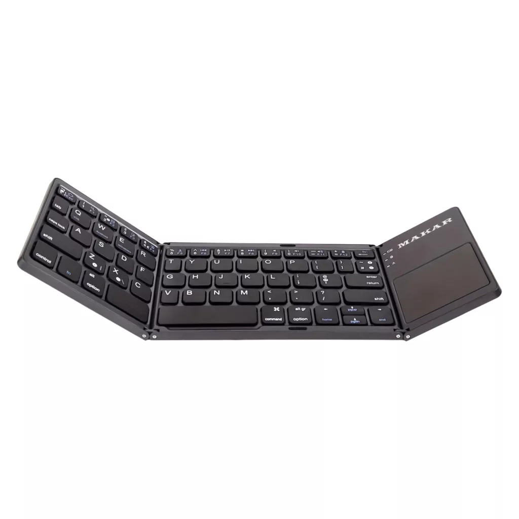کیبورد تاشو ماکار مدل MK-WIRELESS-TOUCHPAD