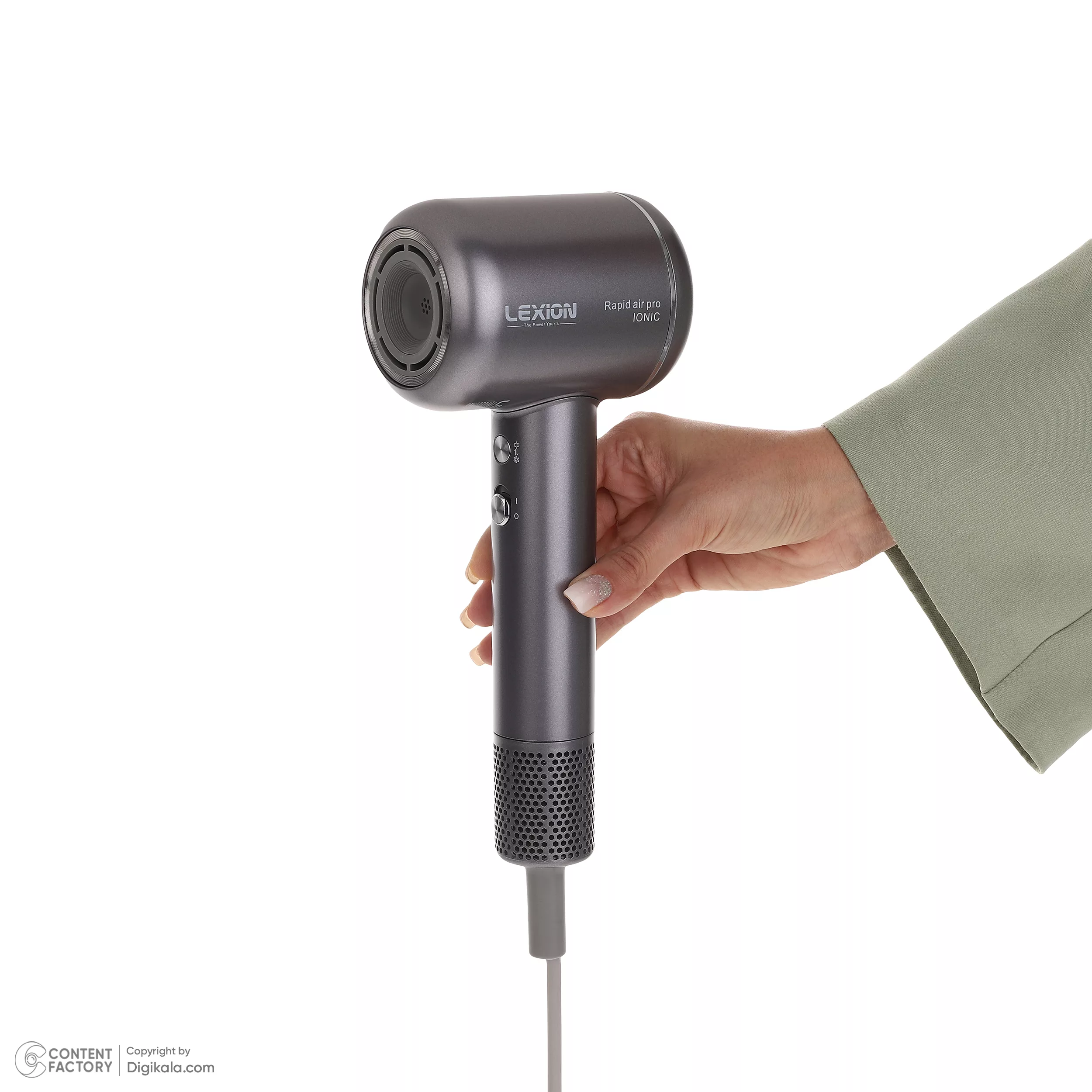 سشوار حرفه ای 1600 وات لکسیون مدل Rapid Air Pro HD:1698