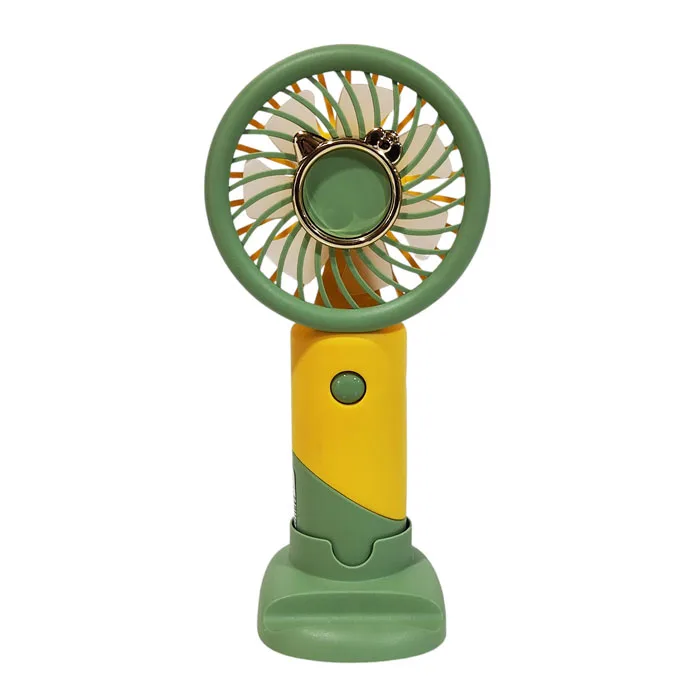 پنکه شارژی مدل فانتزی پایه دار کد 195