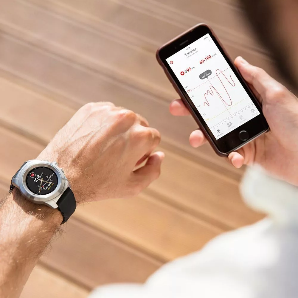 ساعت هوشمند مای کرونوز مدل zetime دارای قابلیت های صفحه نمایش لمسی، کنترل موسیقی، کنترل سطح اکسیژن خون، ضد آب، قابلیت تغییر طرح ساعت یا تم، بند سیلیکون