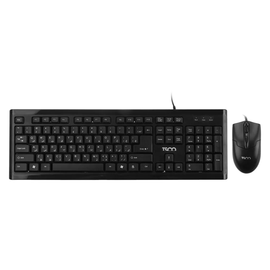 کیبورد و ماوس تسکو مدل TKM 8050، سوییچ ممبران، Full-Size