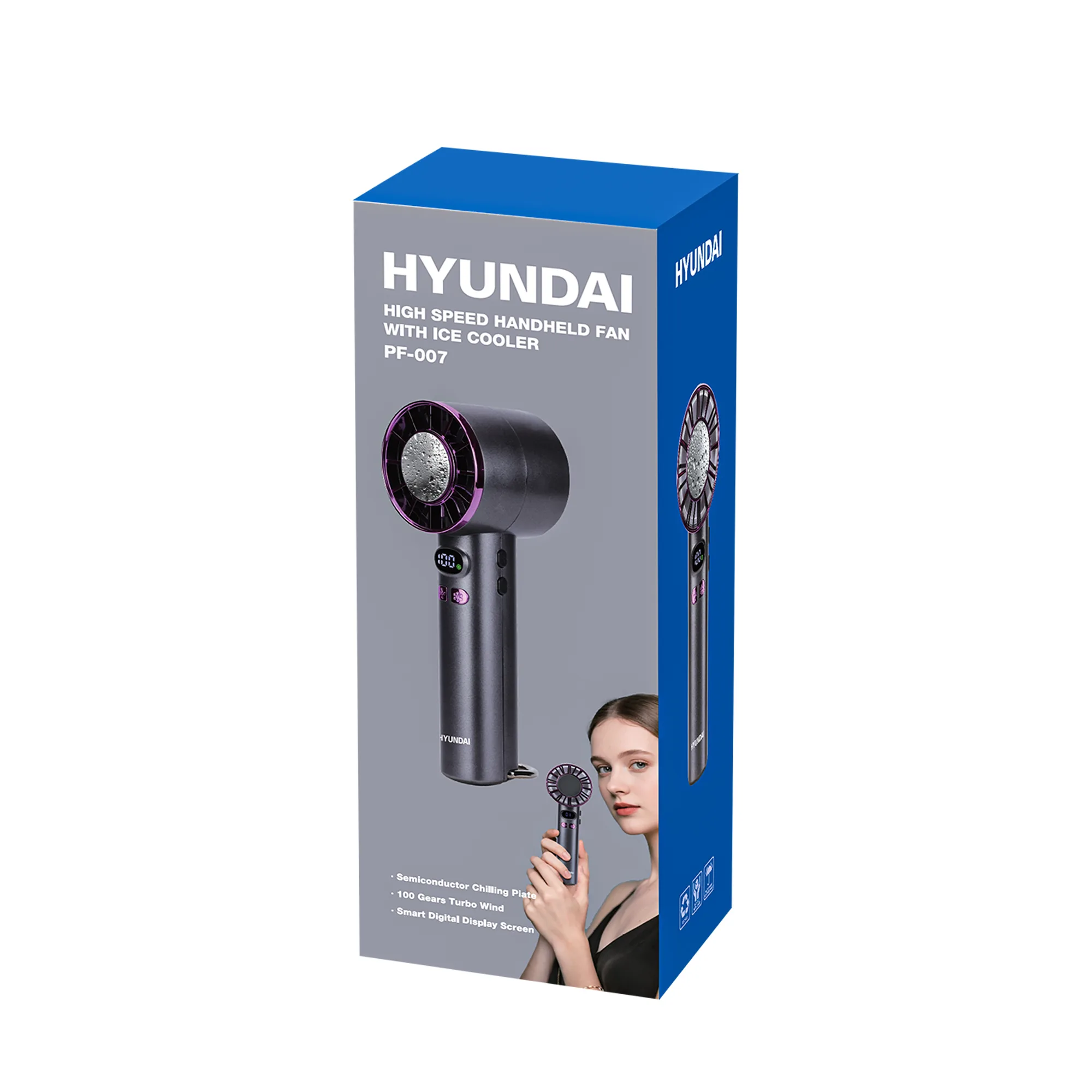 پنکه همراه شارژی هیوندای مدل PF-007