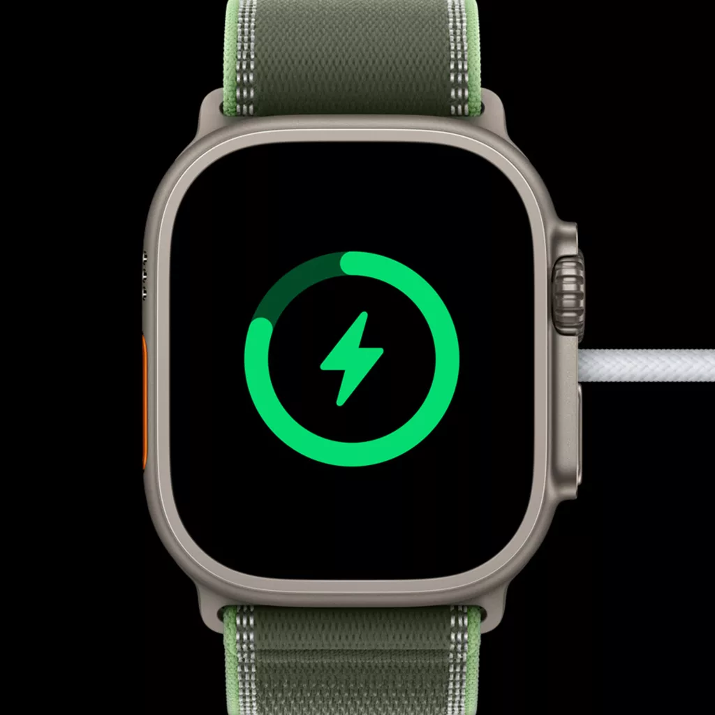 ساعت هوشمند 49 میلی متری اپل مدل Ultra 3 Black Titanium Case با بند Alpine