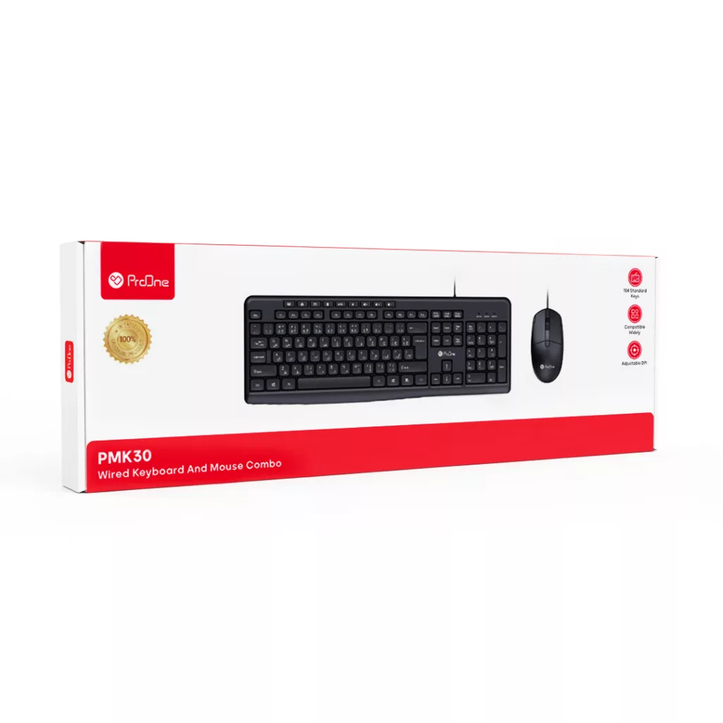 کیبورد و ماوس با سیم پرووان مدل PMK30