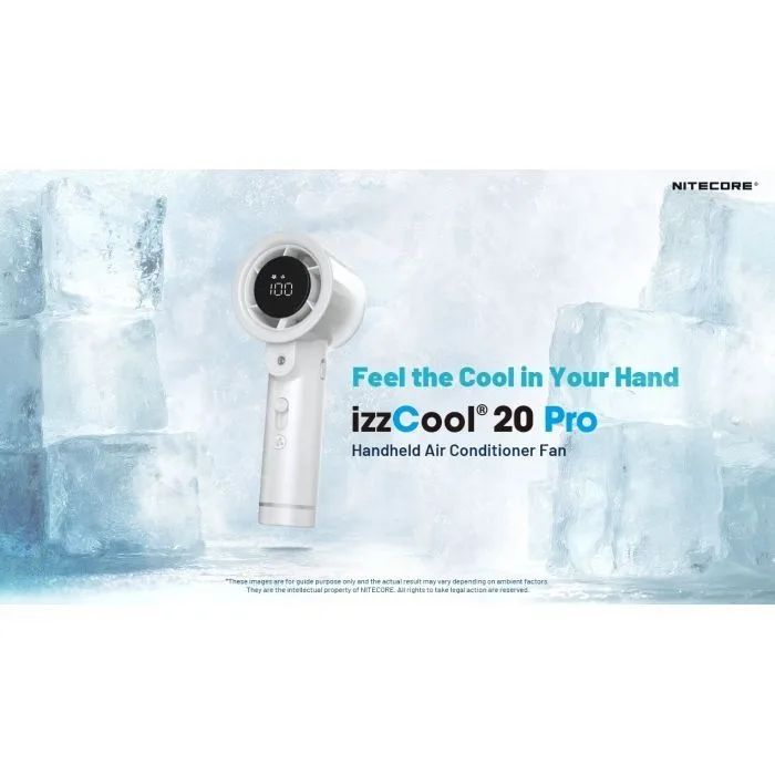 پنکه همراه نایتکر مدل izzcool 20 pro ظرفیت 5000 میلی آمپر ساعت