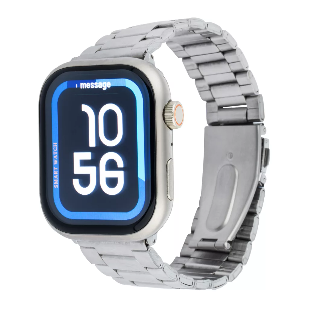 ساعت هوشمند ۴۶ میلی متر جسیس مدل M77 PRO با بند فلزی به همراه 3 بند اضافه