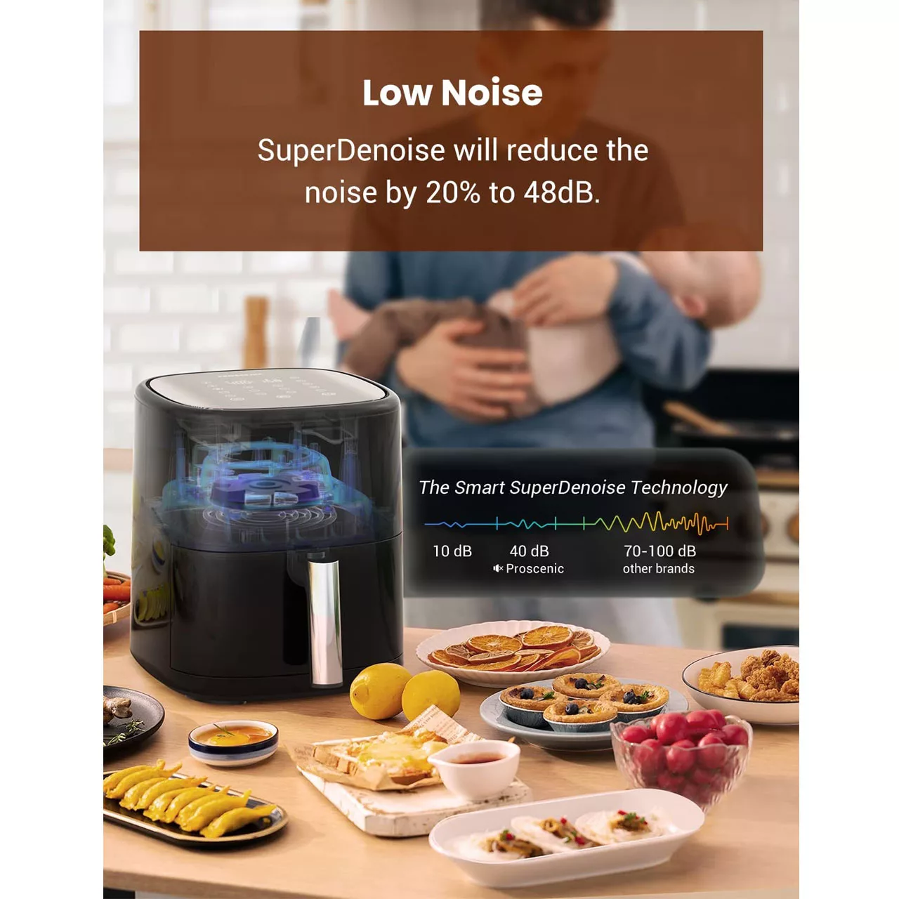 سرخ کن بدون روغن پروسنیک مدل T22