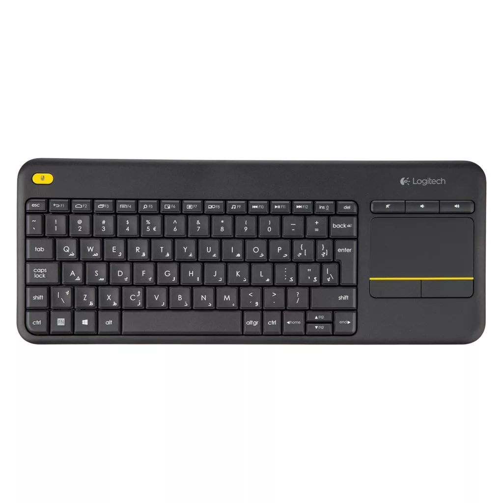 کیبورد بی‌ سیم لاجیتک مدل K400 Plus با حروف فارسی