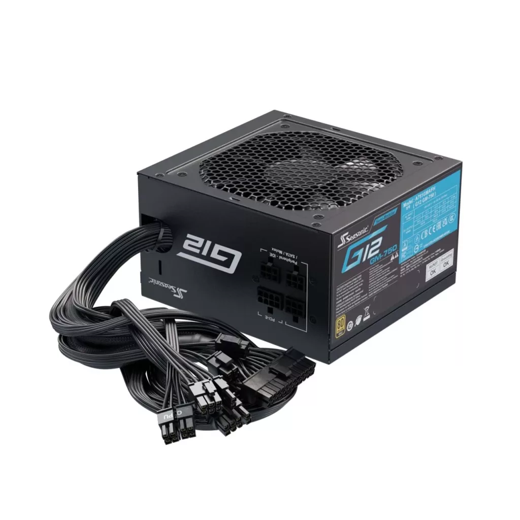 منبع تغذیه کامپیوتر 750 وات سی سونیک مدل G12 GM Gold
