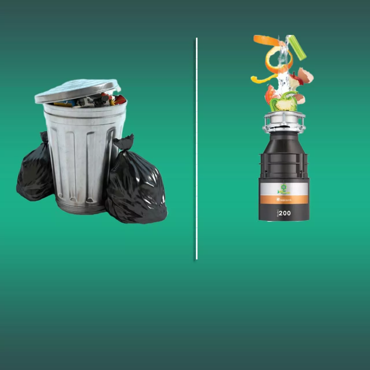 زباله خردکن مدل +200