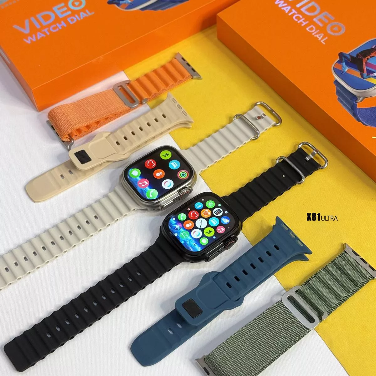 ساعت هوشمند ۴۹ میلیمتری ایکس اینوا مدل X81 ULTRA با بند سیلیکونی