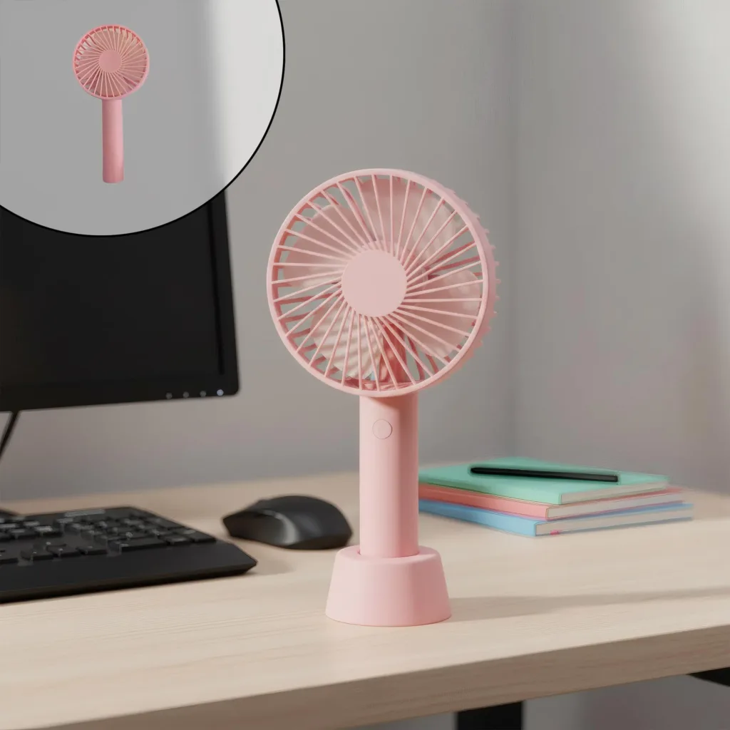 پنکه شارژی دستی مدل ss-2