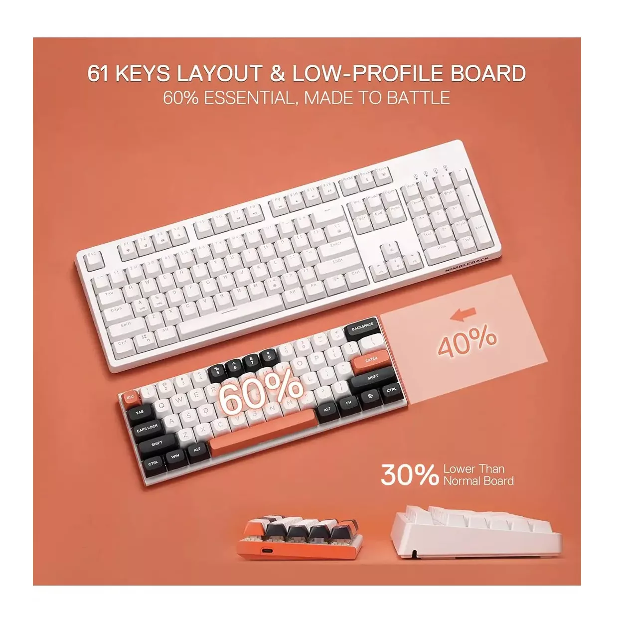 کیبورد مخصوص بازی ردراگون مدل Fidd K683 WBO