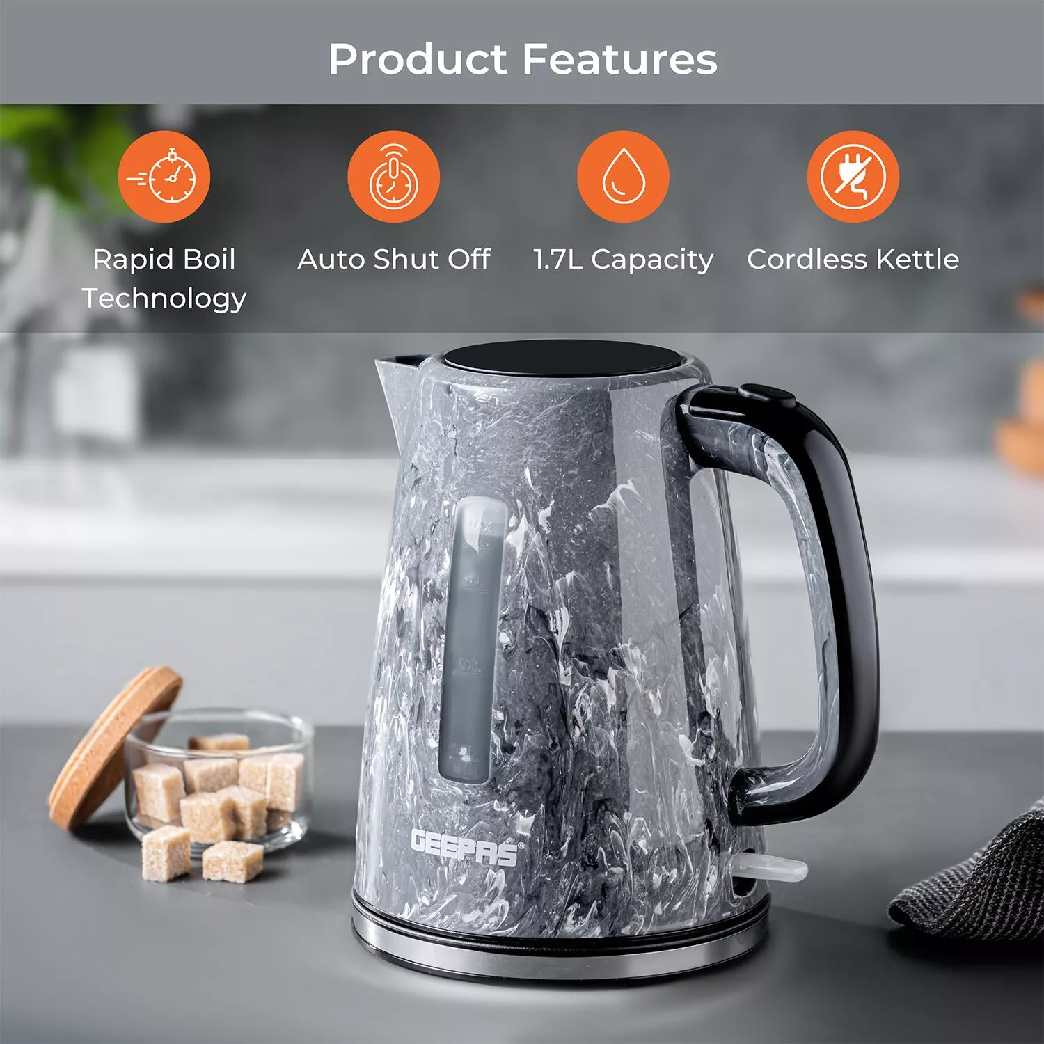 کتری برقی جی پاس مدل GK38067UK-BK