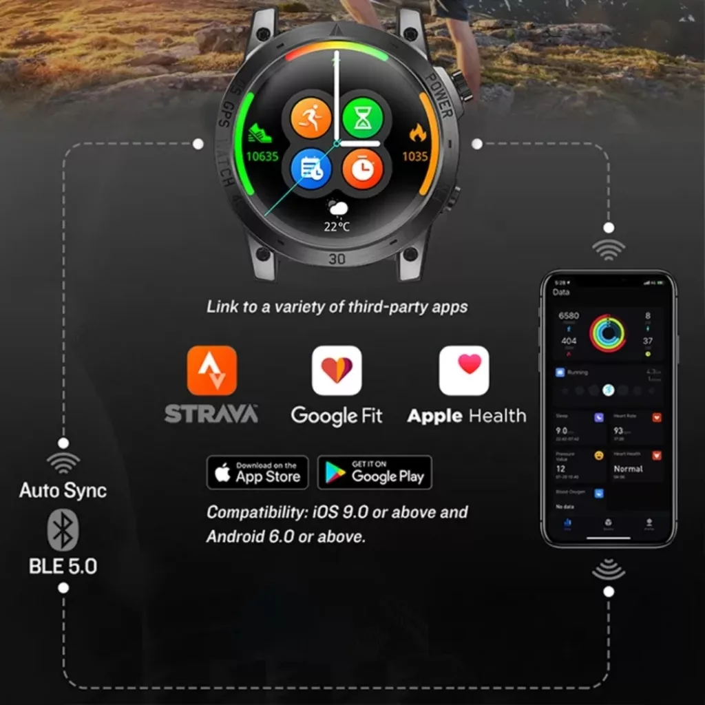 ساعت هوشمند نورث اج مدل NORTH EDGE CROSS FIT3