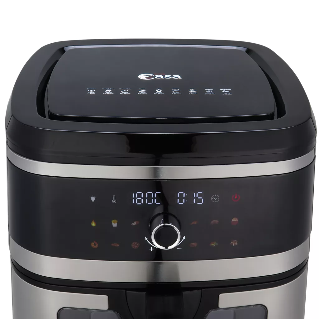 سرخ کن بدون روغن سوپر کاسا مدل دو المنته CA-119