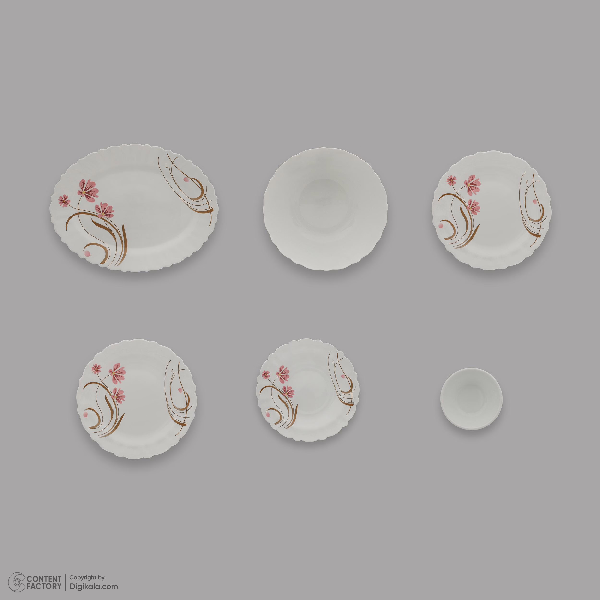 سرویس غذاخوری 26 پارچه 6 نفر مدل  صنم