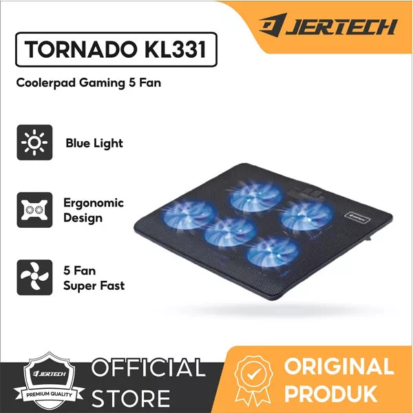 پایه خنک کننده  لپ تاپ جرتک مدل TORNADO KL331