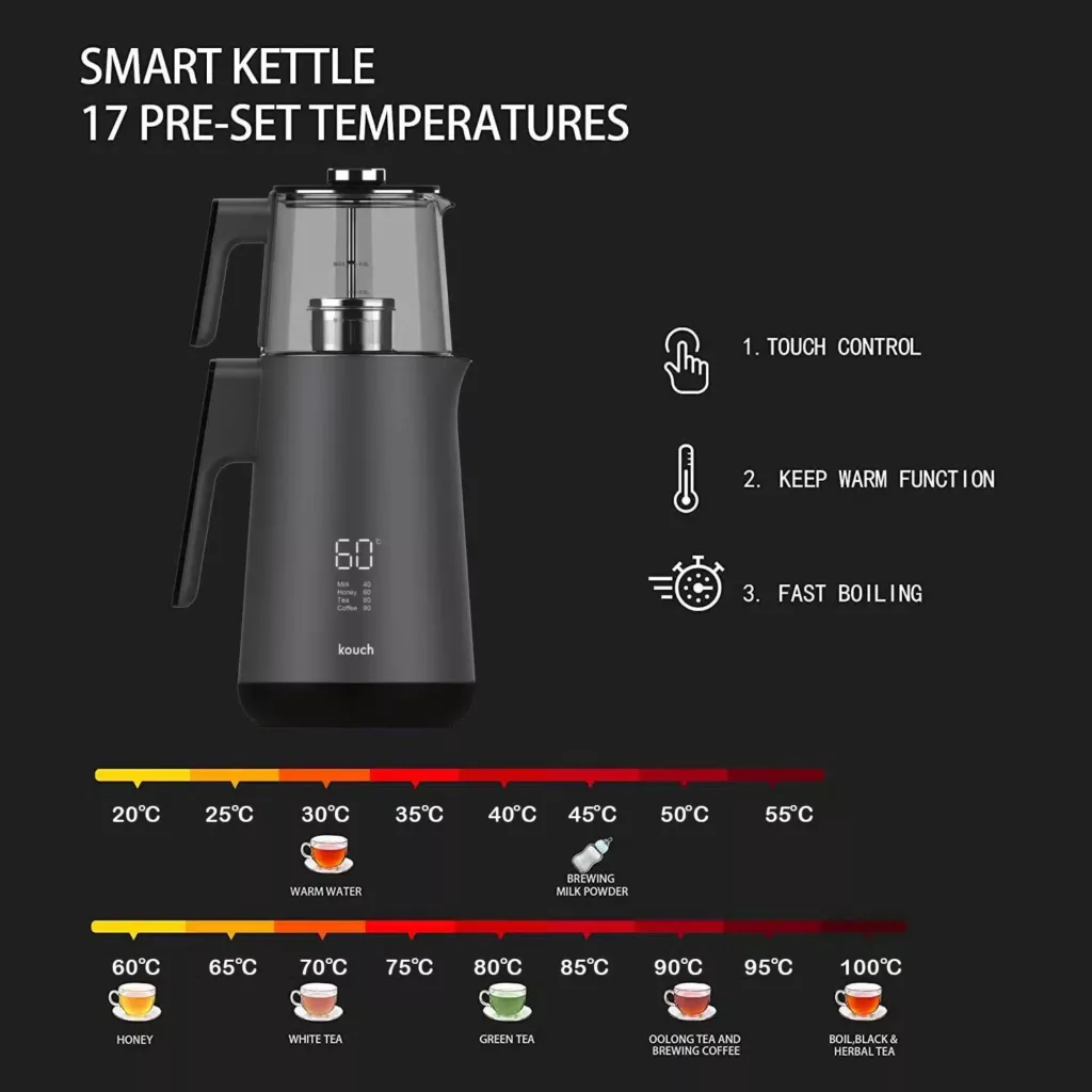 چای ساز روی هم کوخ مدل KT-2145