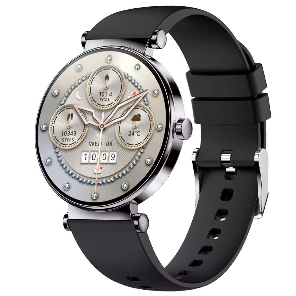 ساعت هوشمند 41 میلیمتری دیبت ویر مدل DelicateY16 با بند سیلیکونی