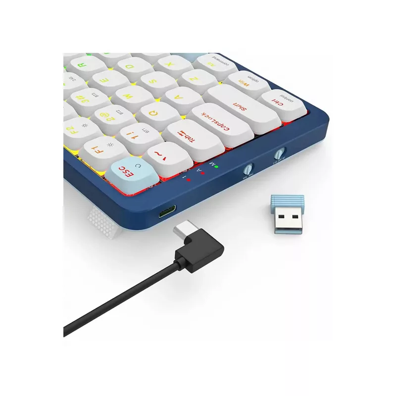 کیبورد گیمینگ ردراگون مدل EVA PRO K684 WB RGB