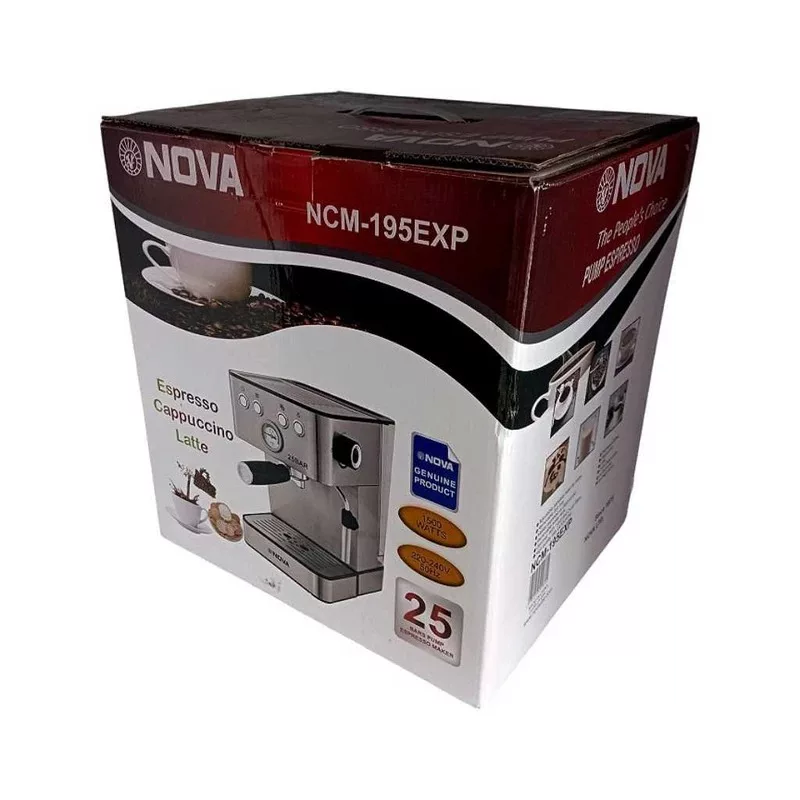اسپرسو ساز ۱۶۰۰ میلی‌لیتر نوا مدل NCM-195EXP