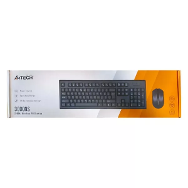 کیبورد و موس بی سیم ای فورتک مدل 3000NS