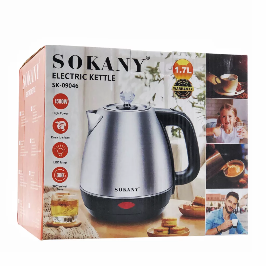 کتری برقی سوکانی مدل SK-09046 گنجایش 1.7 لیتر