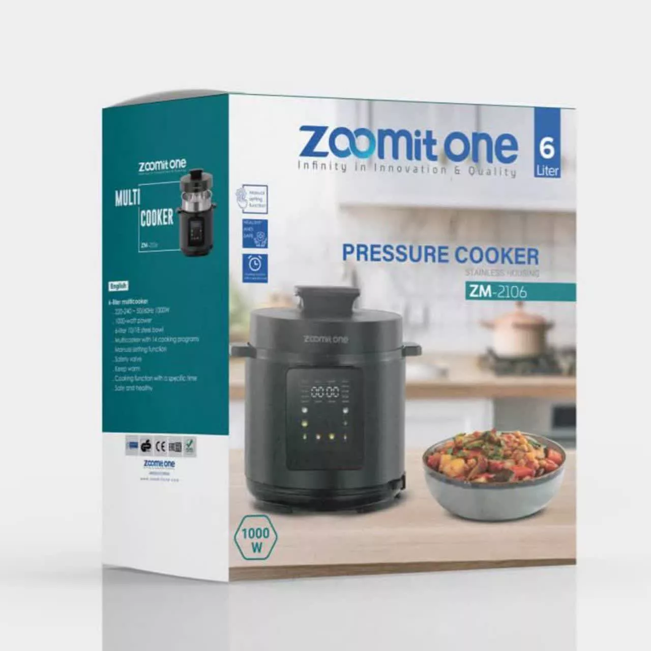 پلوپز 12 نفره مدل زومیت وان مدل 2106