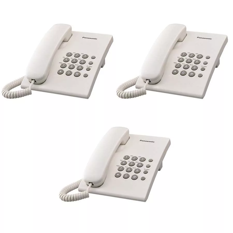 تلفن پاناسونیک مدل KX-TS500MX بسته 3 عددی