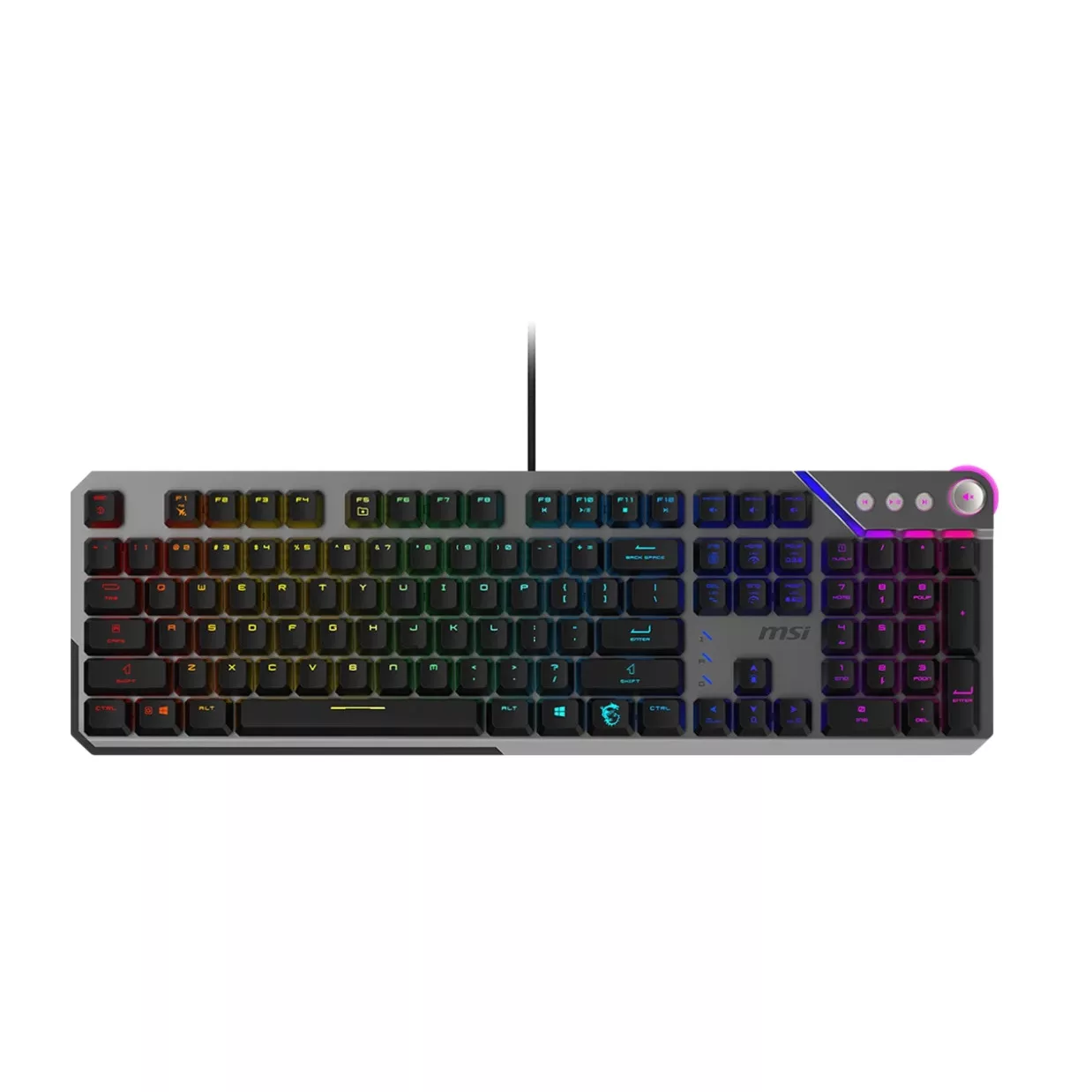 کیبورد مخصوص بازی ام اس آی مدل STRIKE 600