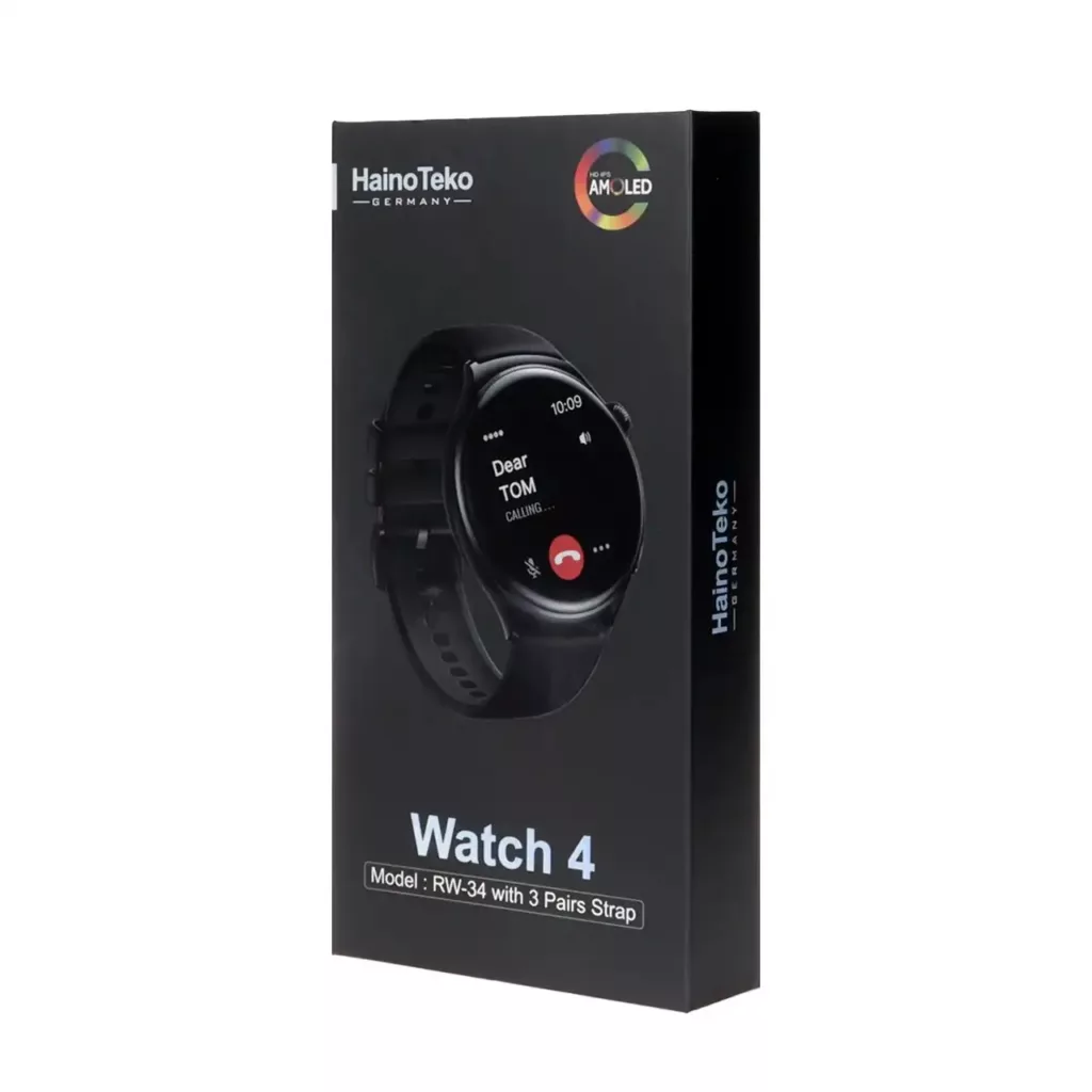 ساعت هوشمند 42میلی متری هاینوتکو مدل LISTENING RW34 WEARبندسیلیکون