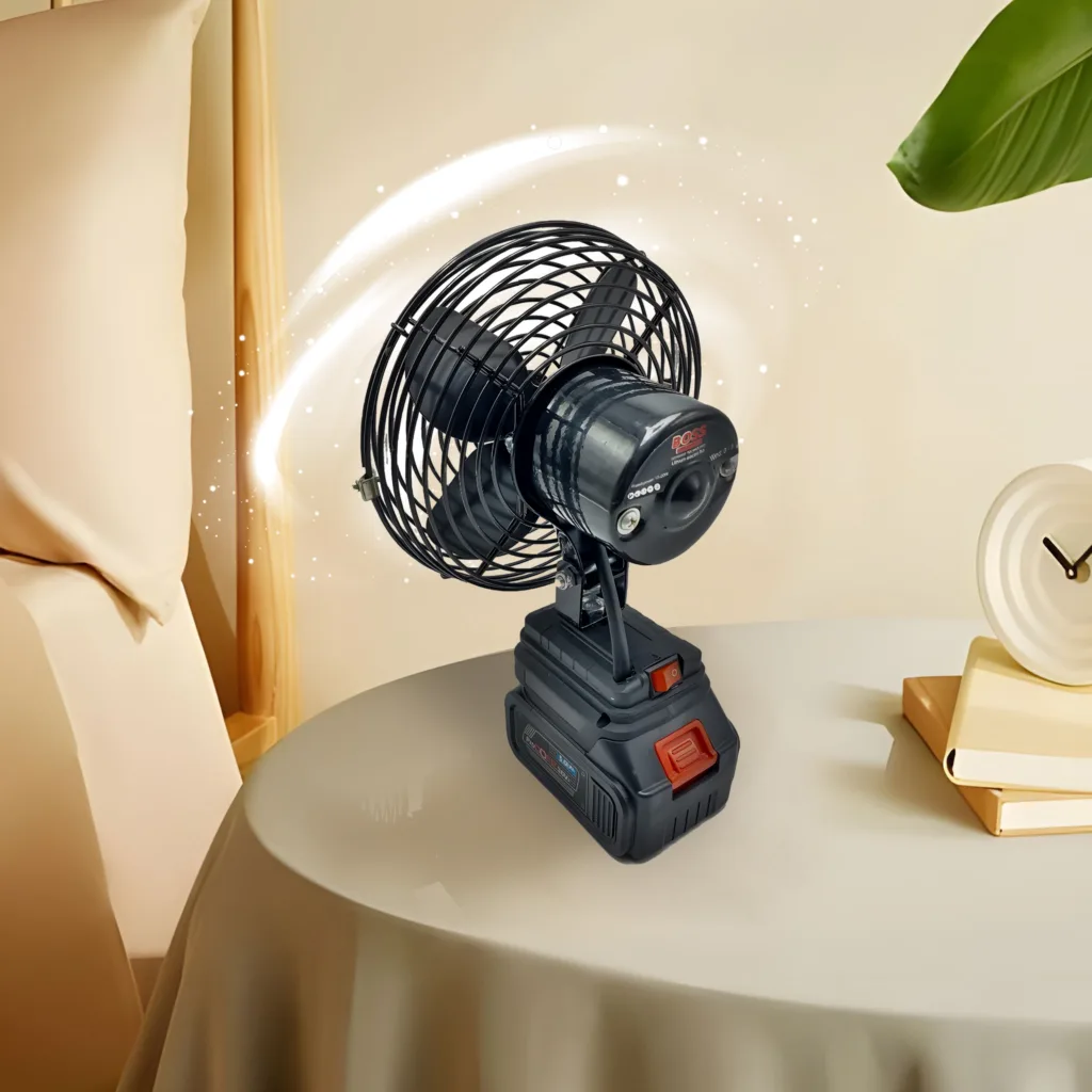 پنکه شارژی رومیزی باس مدل LIFE-STYLE