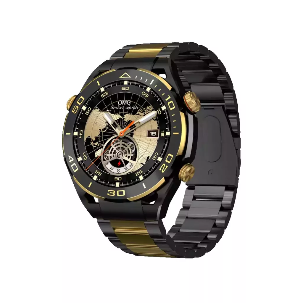 ساعت مچی هوشمند 1.62 اینچ لومینکس مدل SK4 promax با بند سیلیکونی و فلزی و چرمی