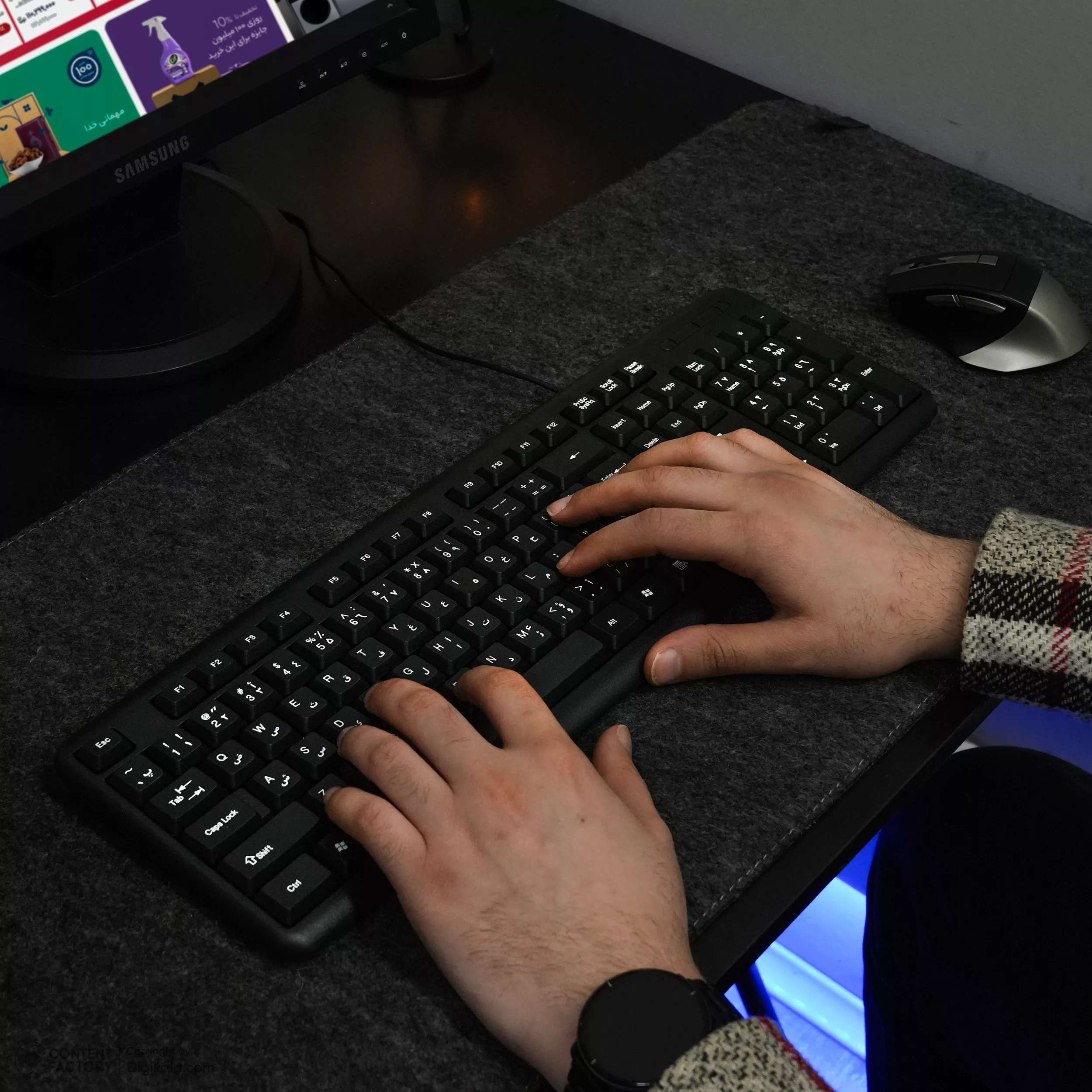 کیبورد سابیت مدل K-4200، سوئیچ ممبران، Full-size