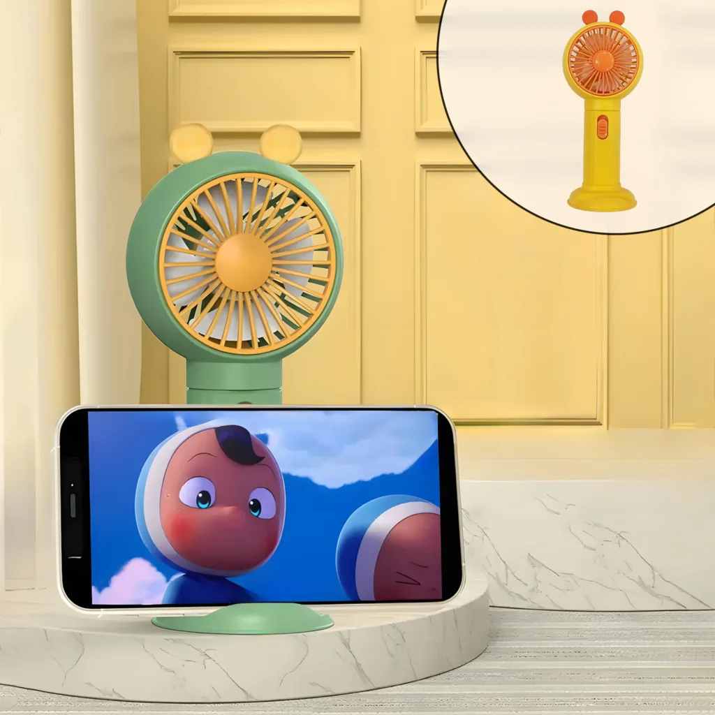 پنکه شارژی مدل خرسی