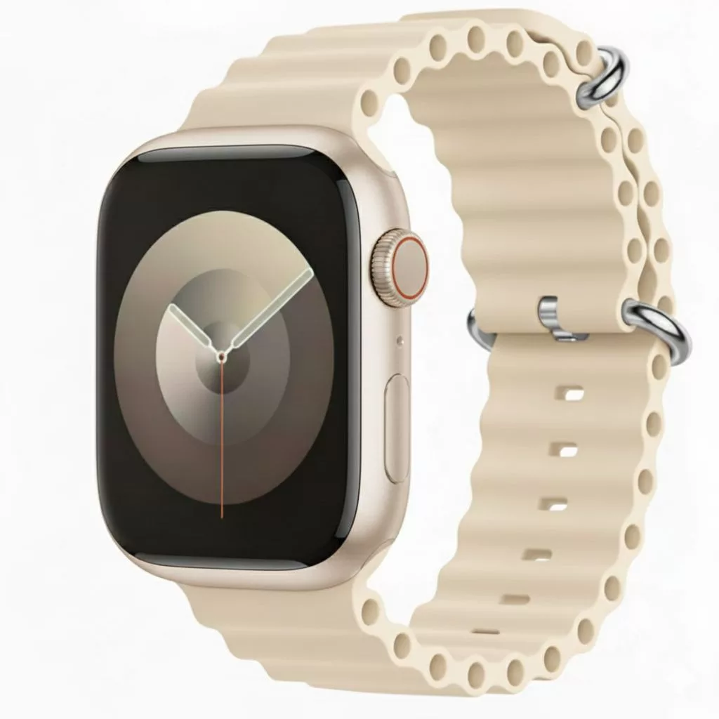 ساعت هوشمند 46 میلی متری مفیت پلاس مدل ME08 با 2 بند سیلیکونی