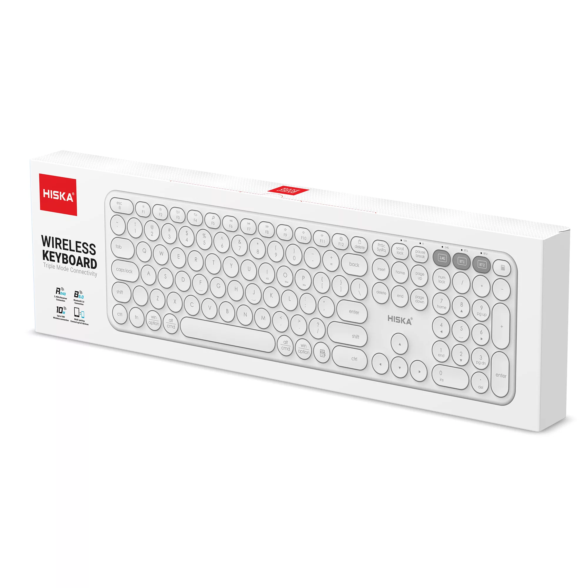 کیبورد وایرلس هیسکا مدل HX-KE250